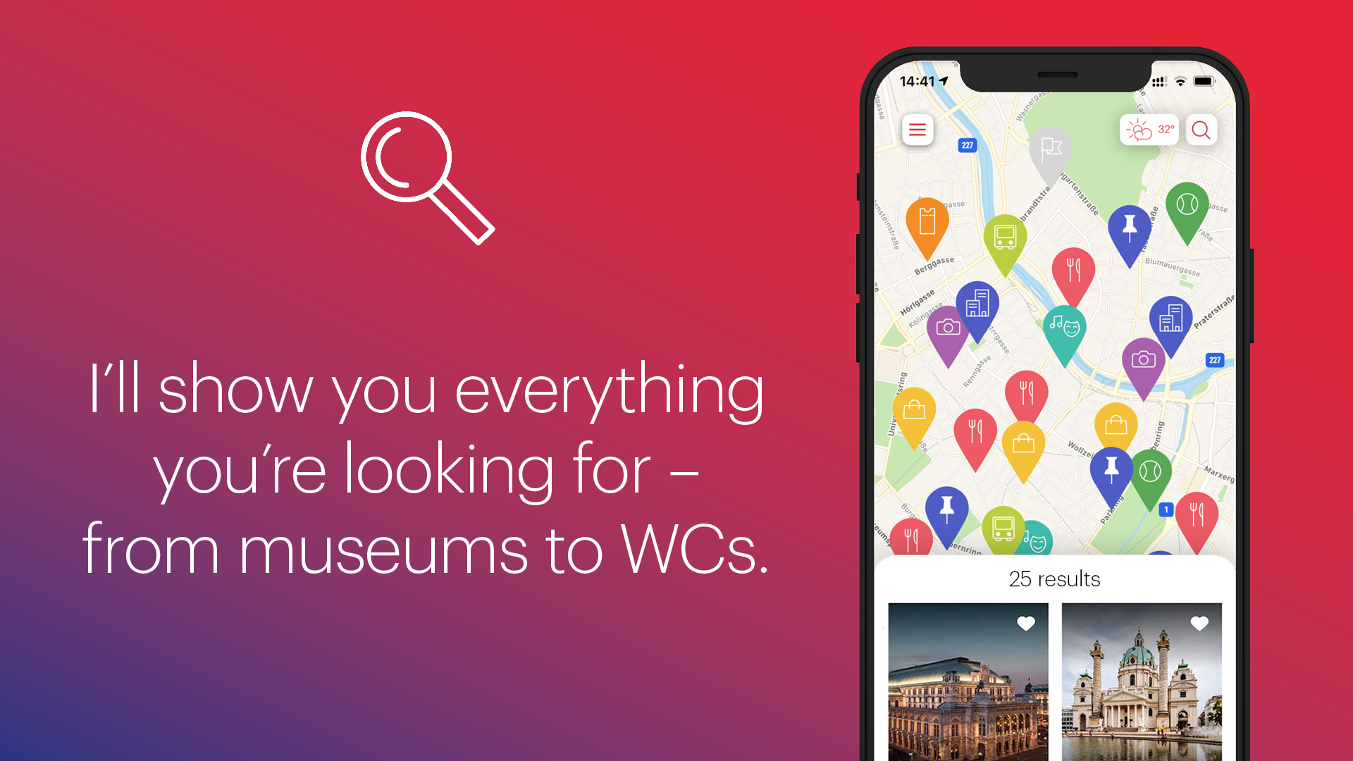 app ivie City Guide - Mappa