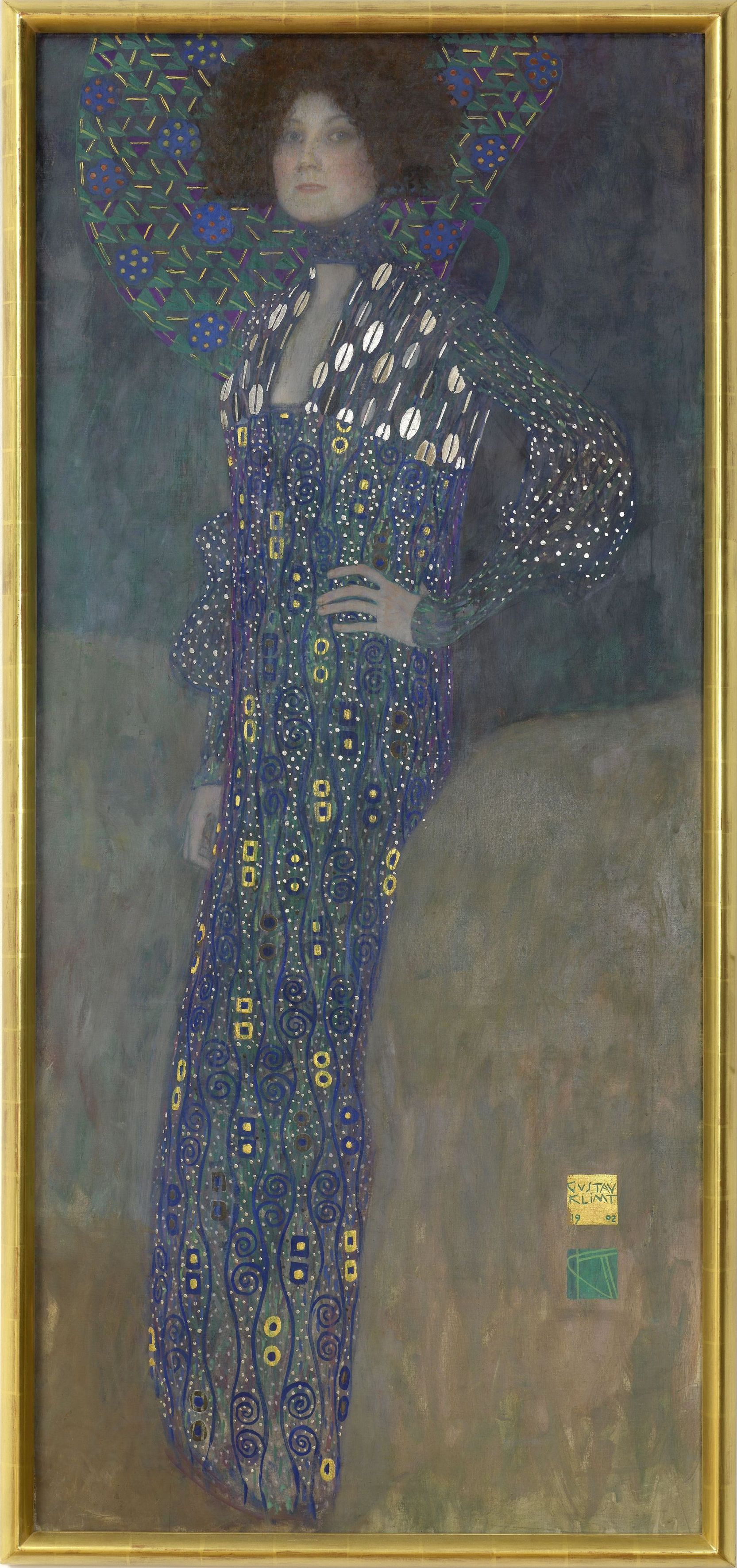 Gustav Klimt: Portrait of Emilie Flöge (1902)