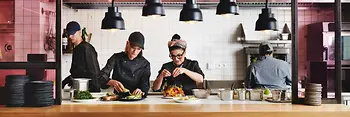 Cooks at work