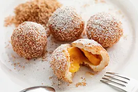 Apricot dumplings