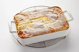 Strudel with sweat cheese