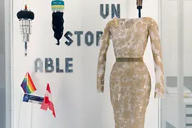 The dress Conchita Wurst wore when she won the Eurovision Song Contest in 2014