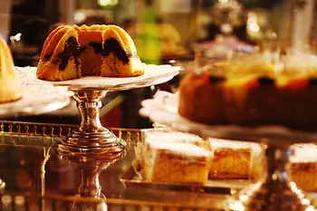 Various cakes at Café Demel 