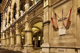 Opera de Stat din Viena, atmosferă de seară 