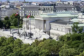 Ring road with Parliament building
