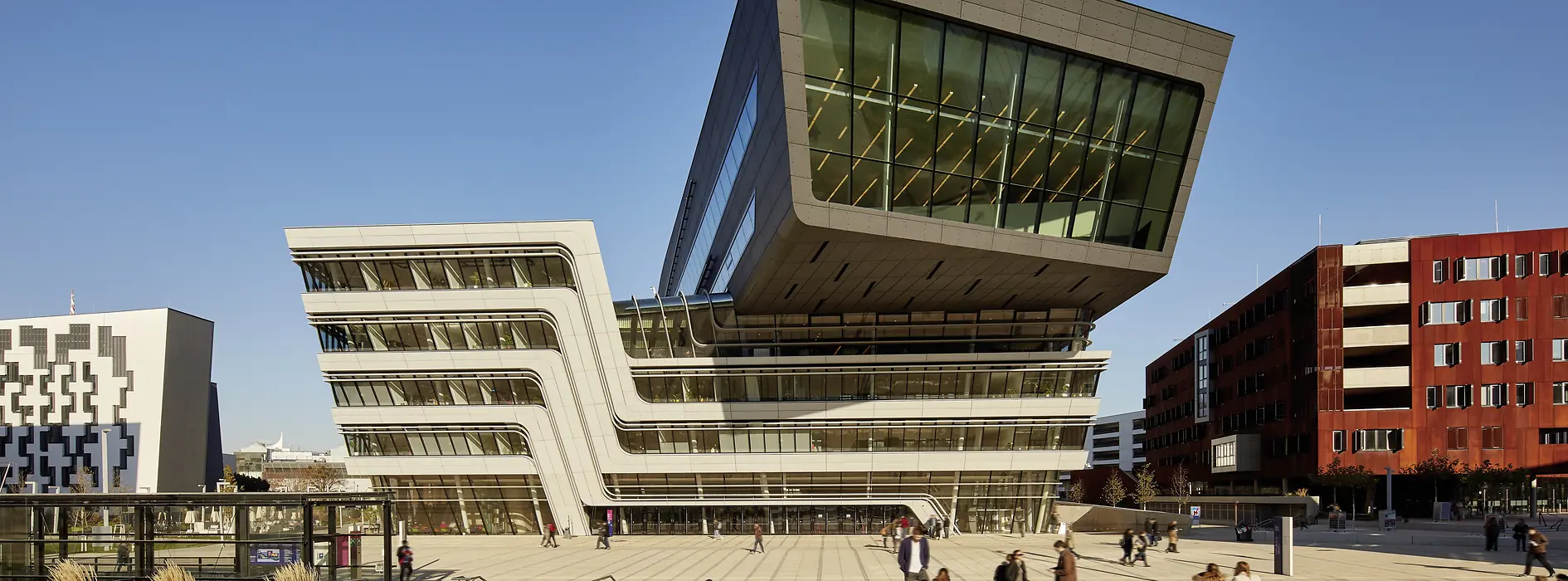 Panoramic shot of the WU Campus