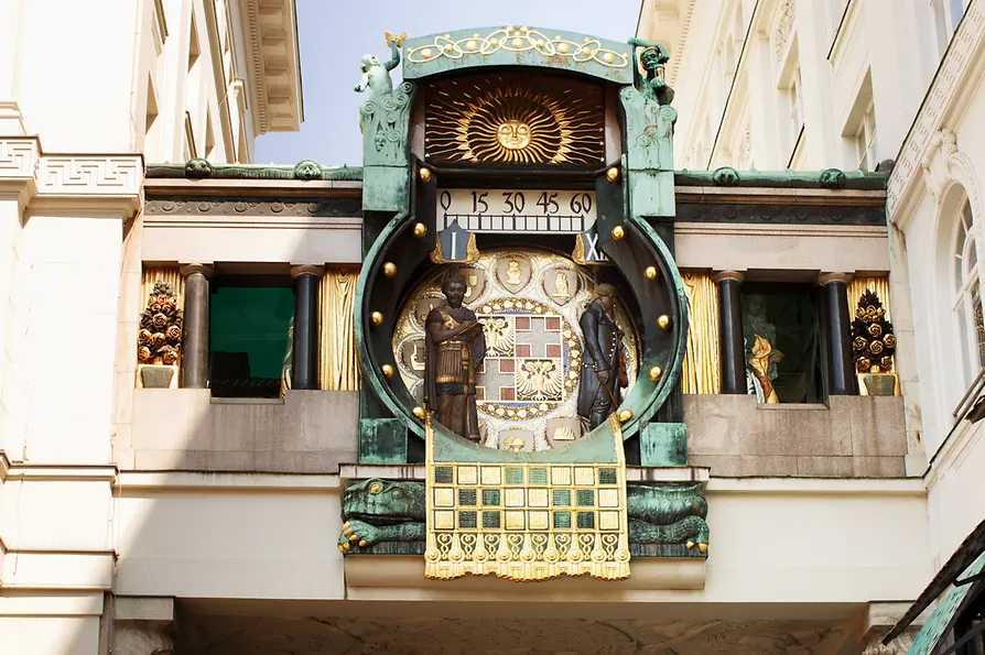 Anker Clock at Hoher Markt 