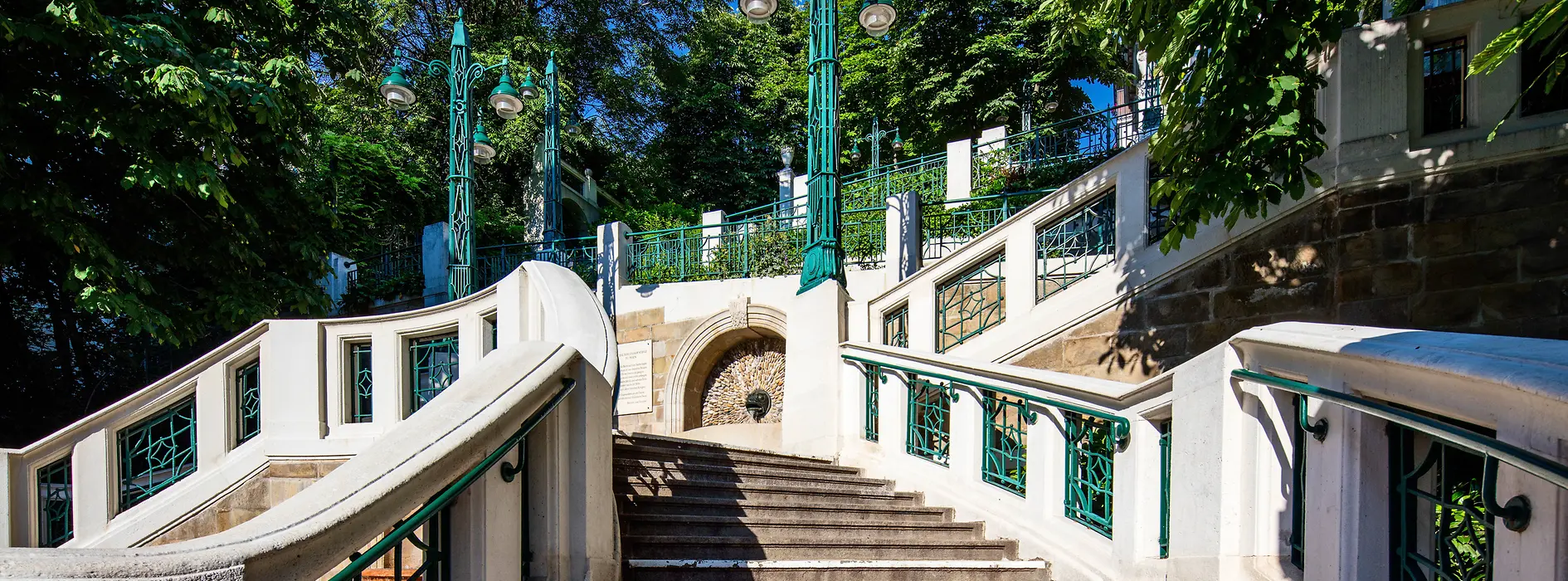 Strudlhofstiege (Strudlhof staircase) in the ninth district