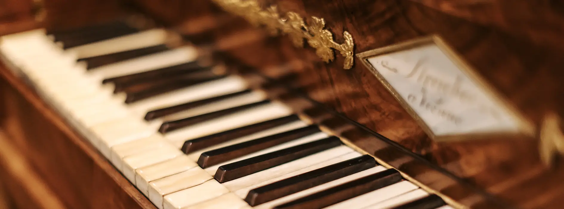 Collection des Instruments de Musique historiques, piano, clavier