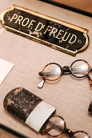 Freud's glasses in the Sigmund Freud Museum, Vienna