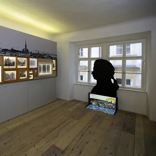 Exhibition room in the Mozarthaus 