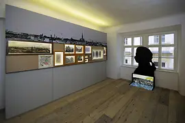 Exhibition room in the Mozarthaus 