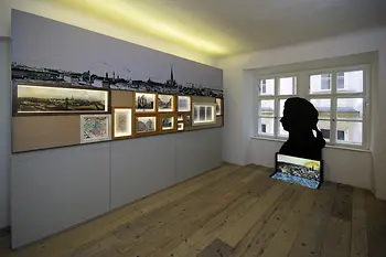 Exhibition room in the Mozarthaus 