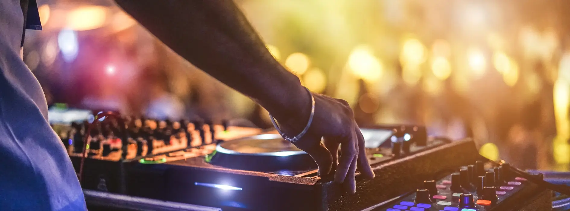 DJ on the dancefloor