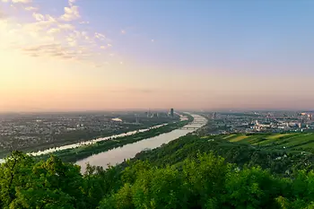 Vue sur l’île du Danube 