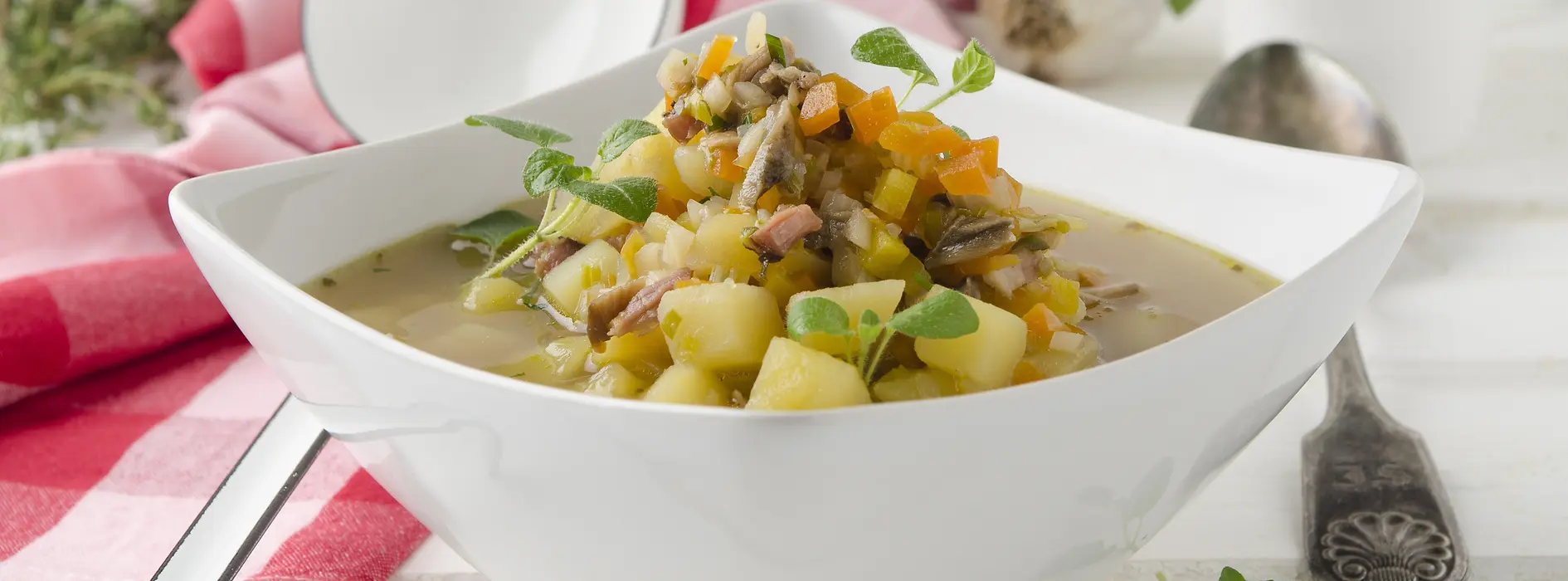 Viennese potato soup