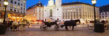 Fiaker na Michaelerplatz