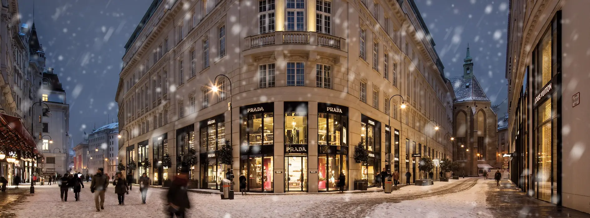 Exclusive shopping street