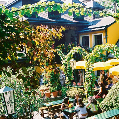 Heuriger Wolff, outdoor dining area