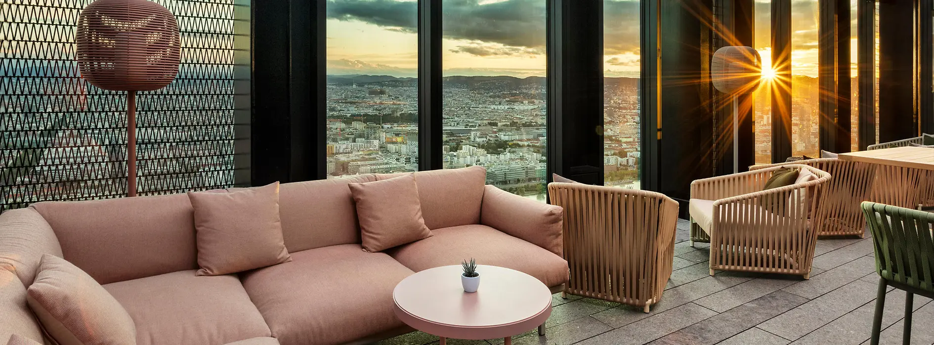 Roof terrace of Hotel Melia