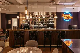Hotel bar at Hotel Schani Salon 