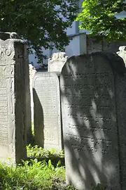 Old Jewish gravestones