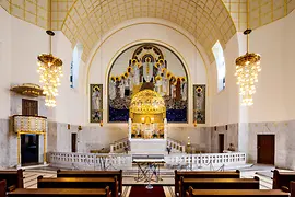 Interior shot of the Church of St. Leopold