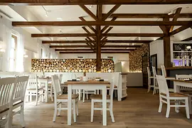 Restaurante Klee am Hanslteich, vista interior