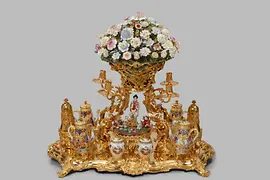 Centerpiece in gold of Duke Karl Alexander of Lorraine (1755), Brussels