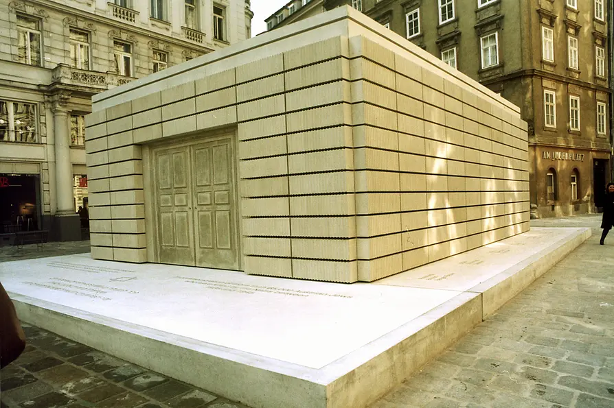 Memoral on Judenplatz 