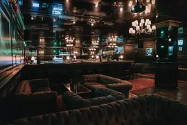 Dancefloor in a disco