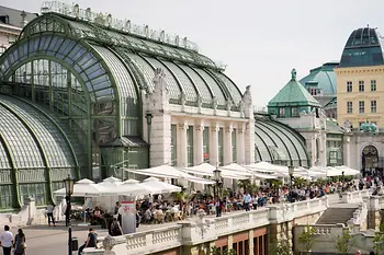 Blick auf das Palmenhaus