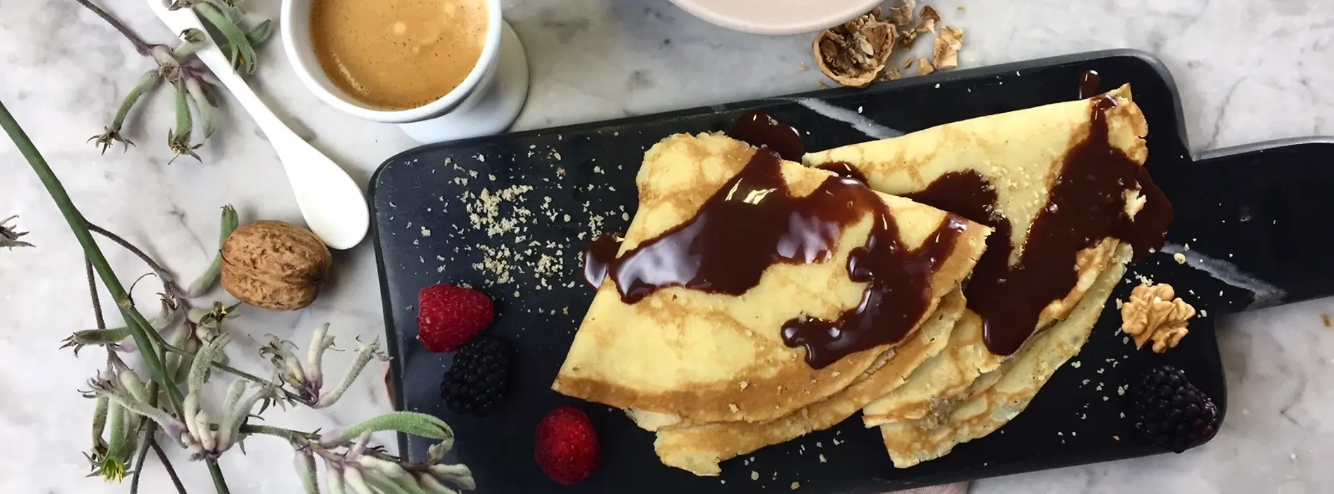 Chocolate-Walnut-Pancakes