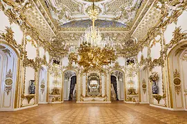 Ballroom in Liechtenstein City Palace