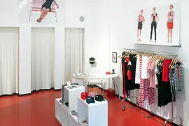 Modegeschäft von innen