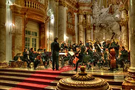 Orchester in der Karlskirche