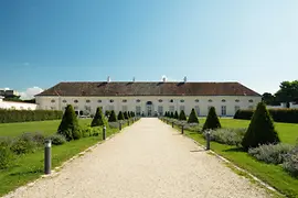 View of the building of the Augarten Porcelain Manufactory