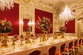 El comedor de los Kaiserappartements