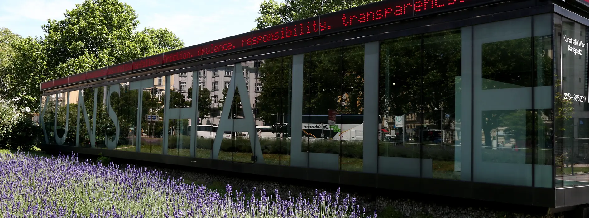 Kunsthalle Wien next to Karlsplatz