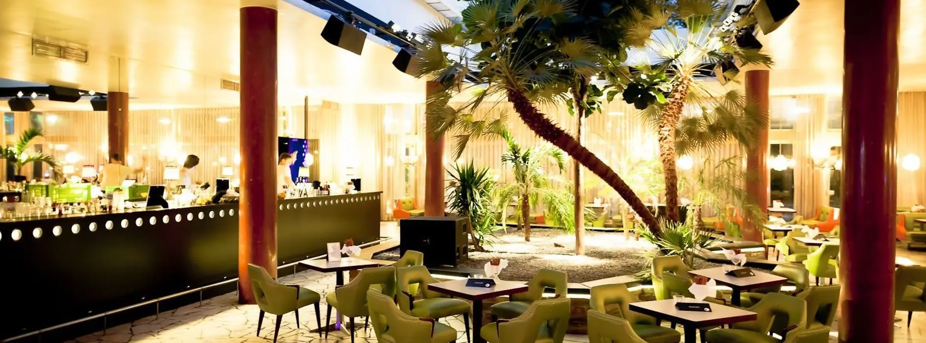 Winter garden at Volksgarten disco