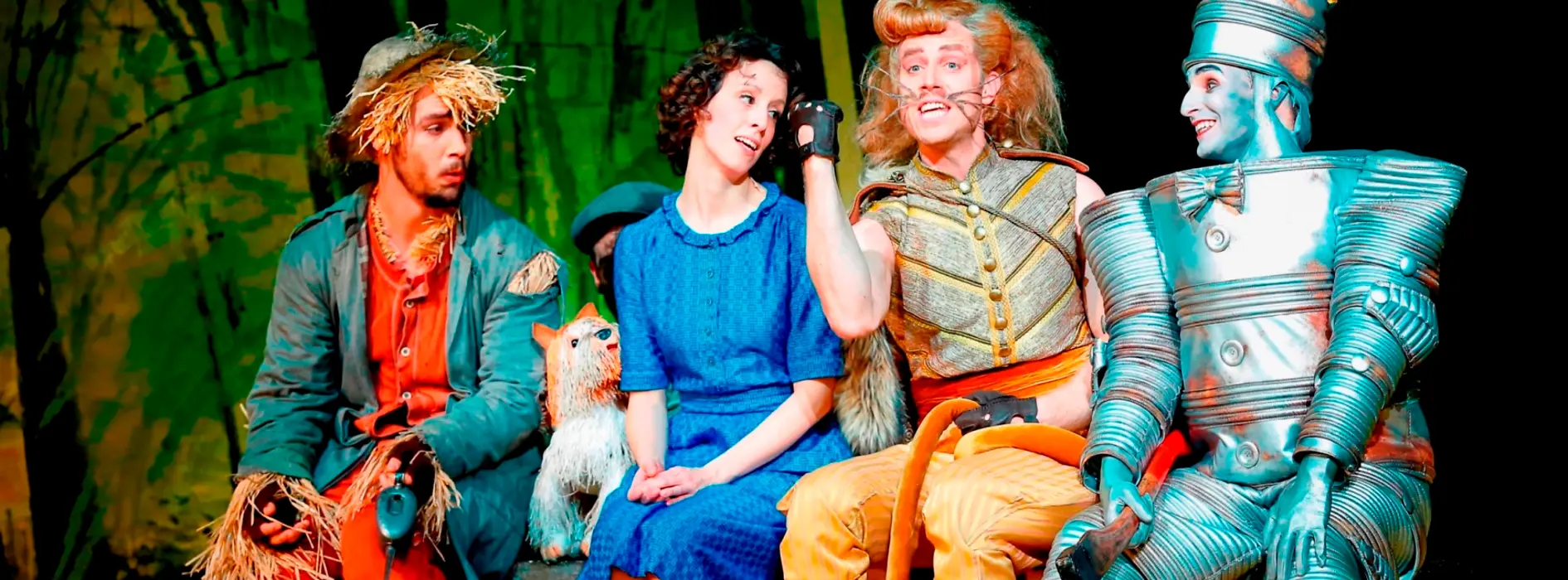 Musical "Der Zauberer von Oz", Vogelscheuche, Blechmann, Löwe