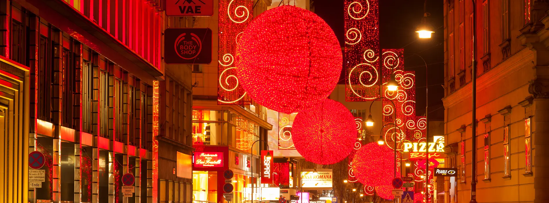 Weihnachtsbeleuchtung Rotenturmstraße 