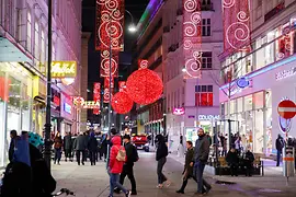 Noël à Vienne – Illuminations de Noël dans la Rotenturmstrasse
