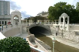 Art Nouveau complex on the Wien