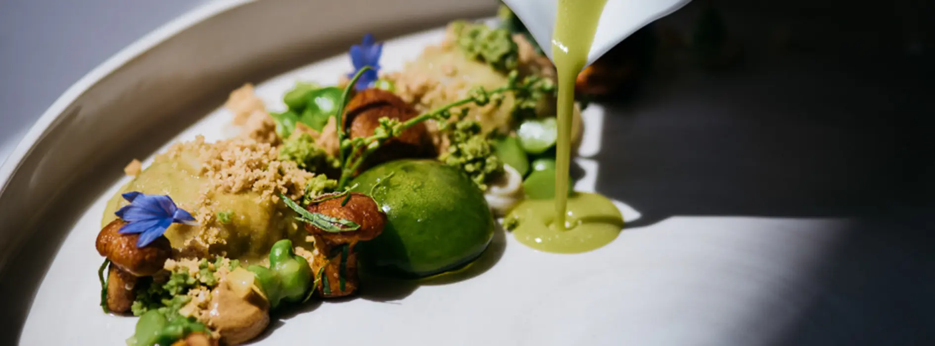Food on a plate 