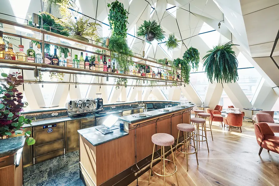 Chez Bernard, Restaurant und Bar, Innenansicht
