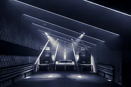 Dance floor in a club