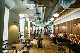 Praterwirt restaurant, interior view