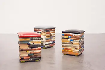 Gabarage Upcycling Design: Buchhocker