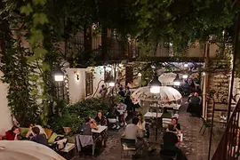 Amerlingbeisl, Innenhof, Gastgarten